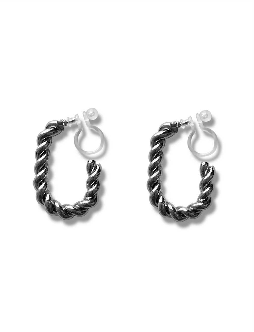 Clip on Earrings - Small Details, Big impact- Silver
