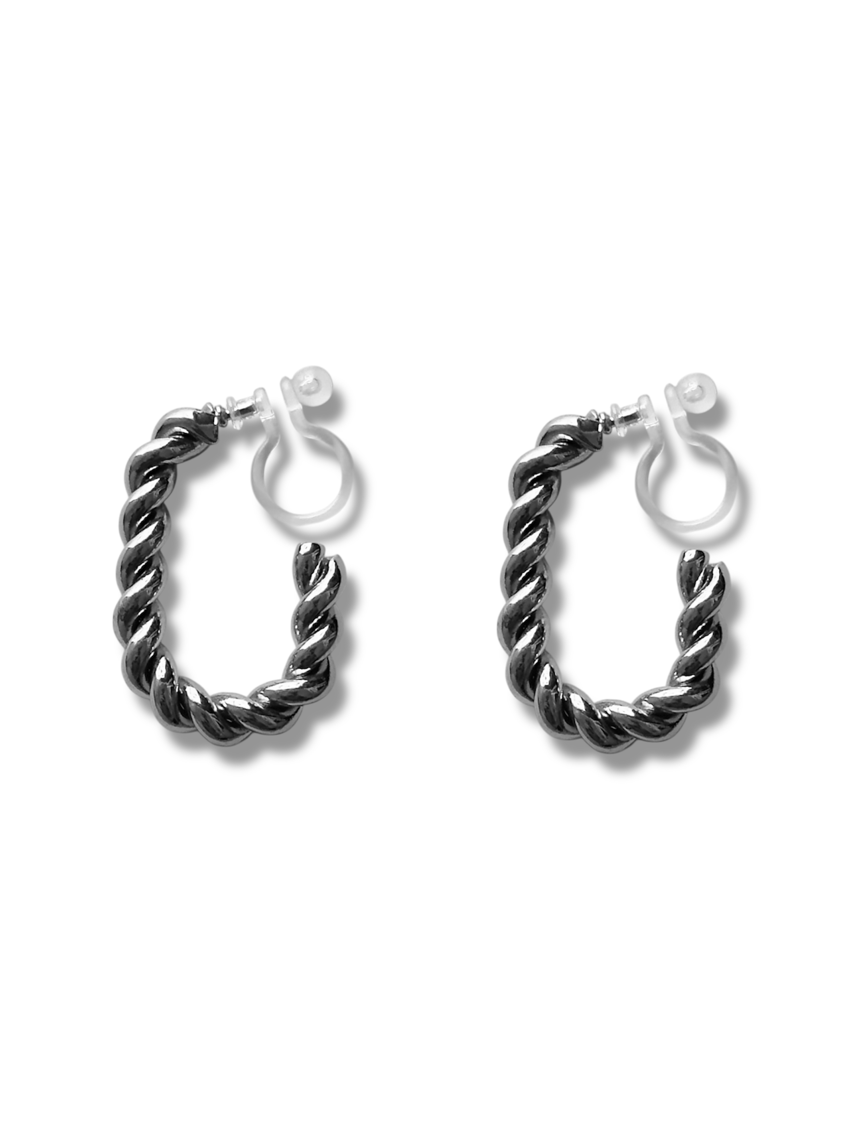 Clip on Earrings - Small Details, Big impact- Silver