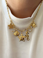 Charm Necklace - Star Seahorse