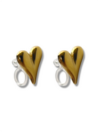Clip on Earring - Couple - Gold