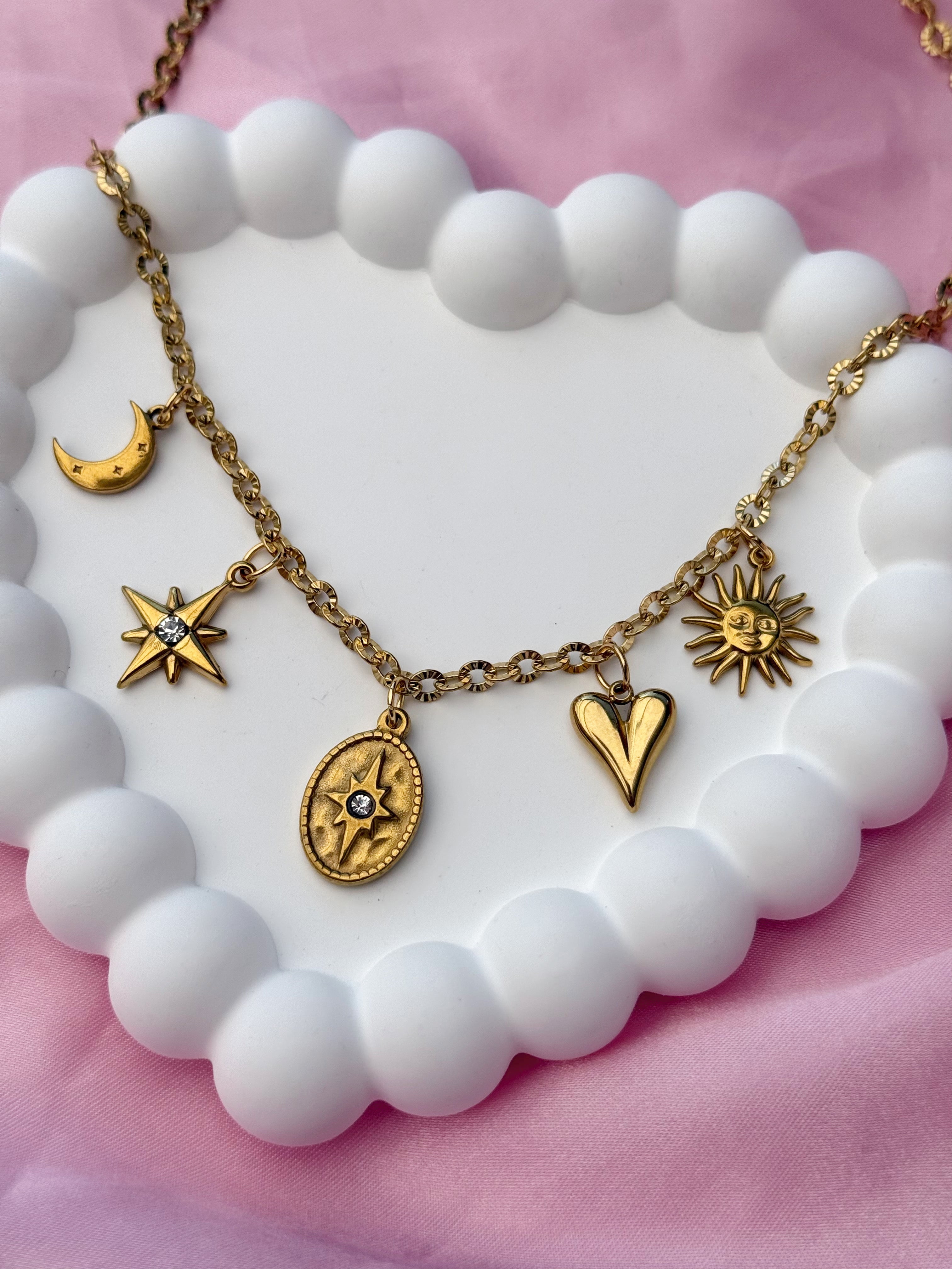 Charm Necklace- Blaze
