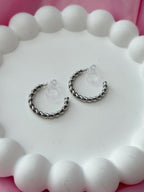 Clip on Earrings - Sunshine state of Mind - Silver