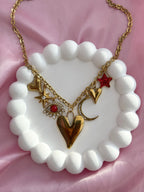 Charm Necklace - Red Eye