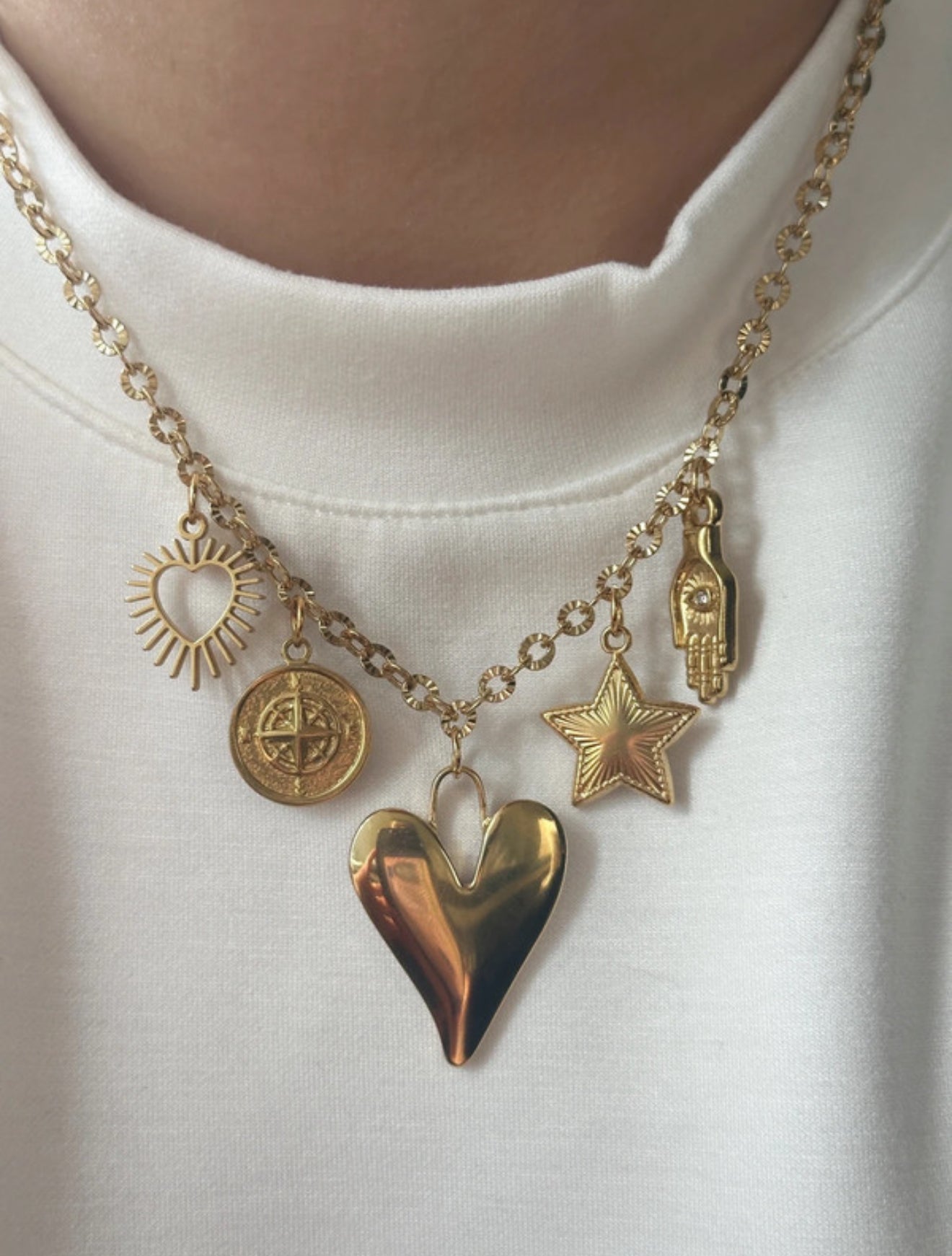 Charm Necklace - Compas