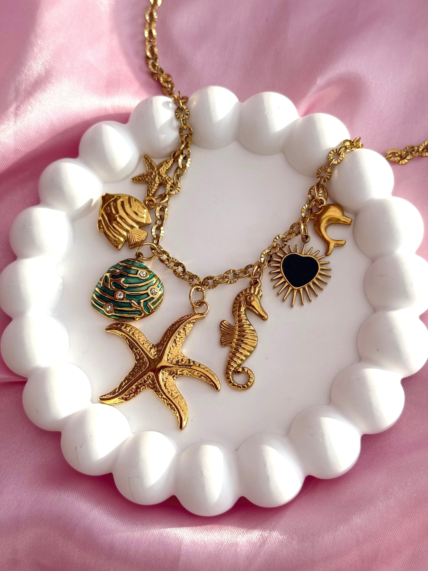 Charm Necklace - Green Season