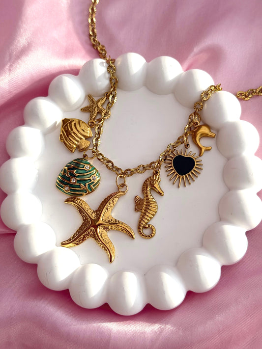 Charm Necklace - Green Season