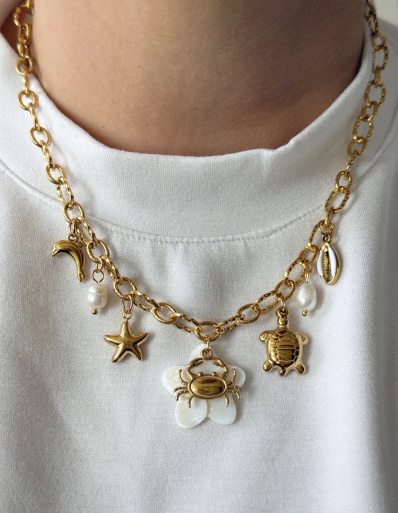 Charm Necklace - Sea Pieces