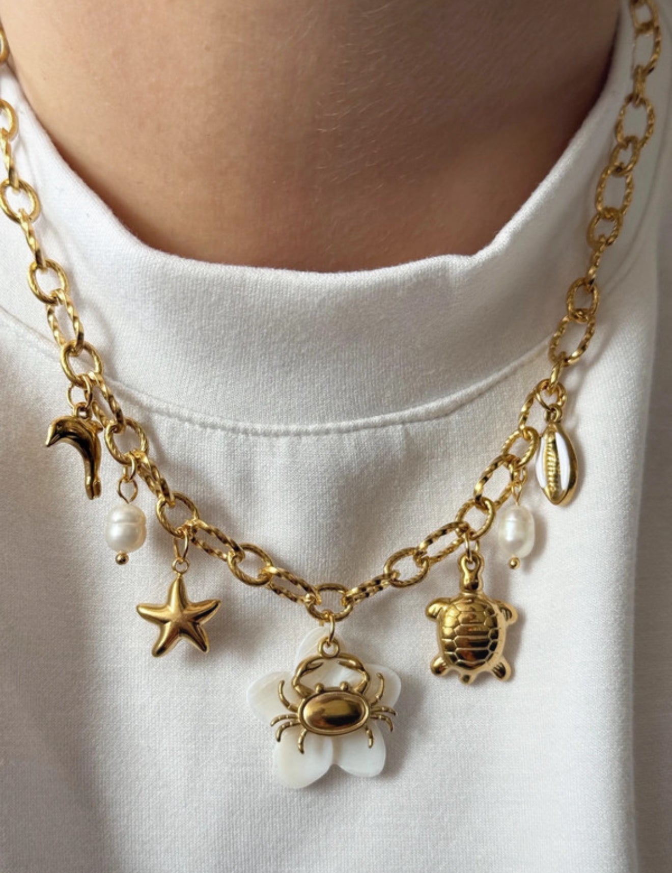 Charm Necklace - Sea Pieces