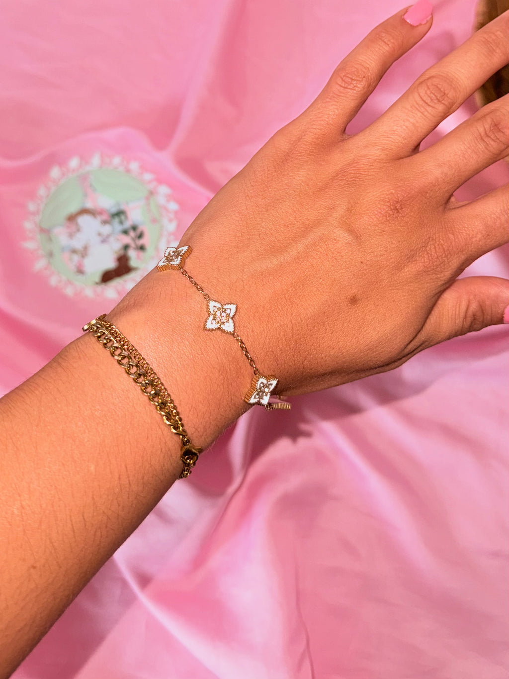 Bracelet - Point-star White