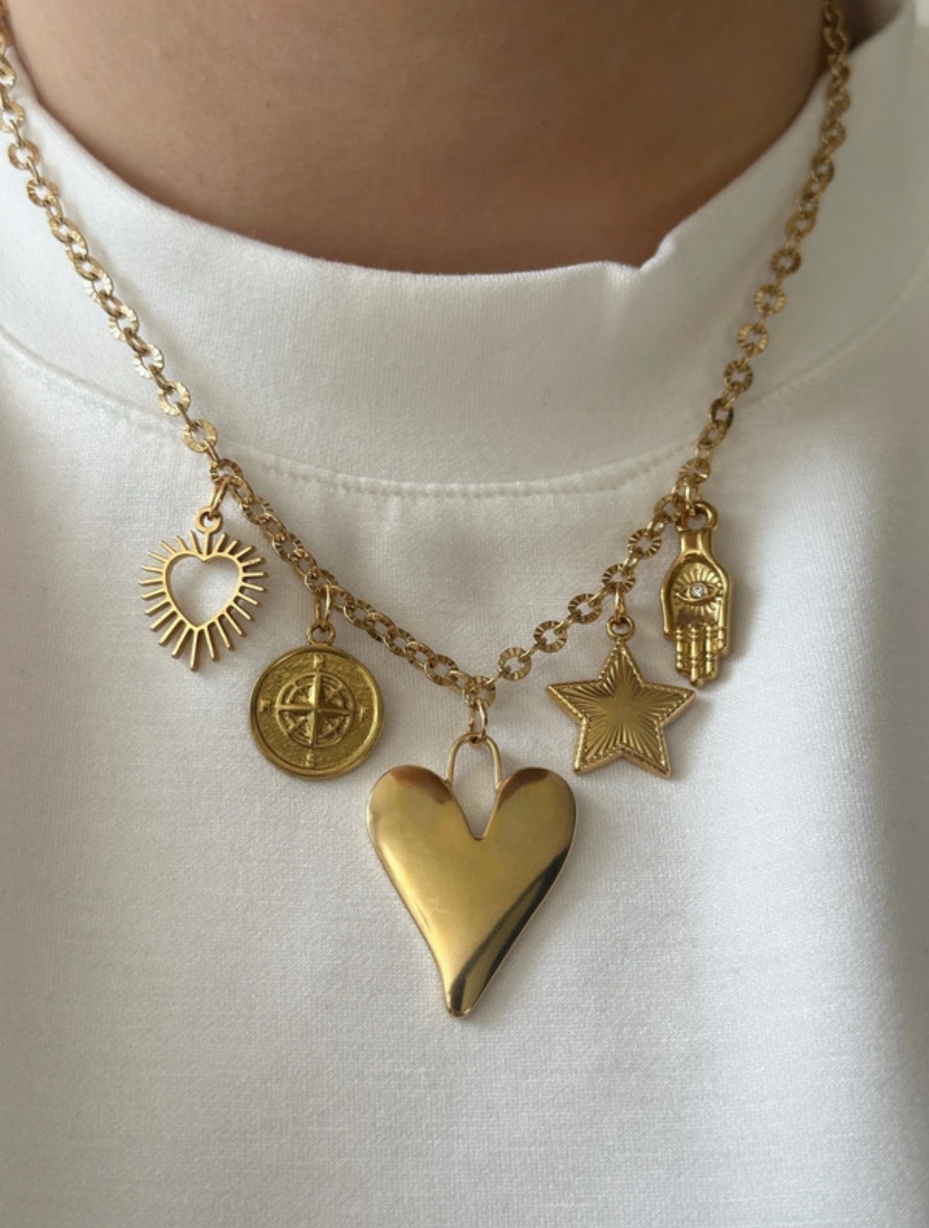 Charm Necklace - Compas