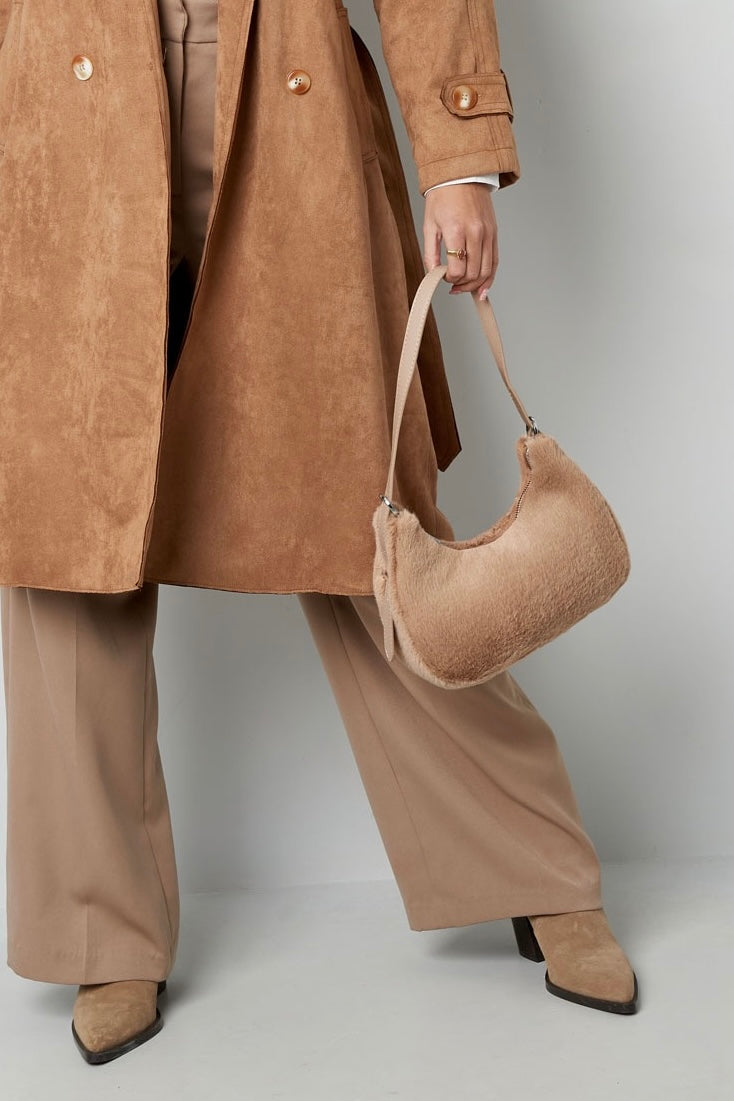 Fluffy tas - Zwart