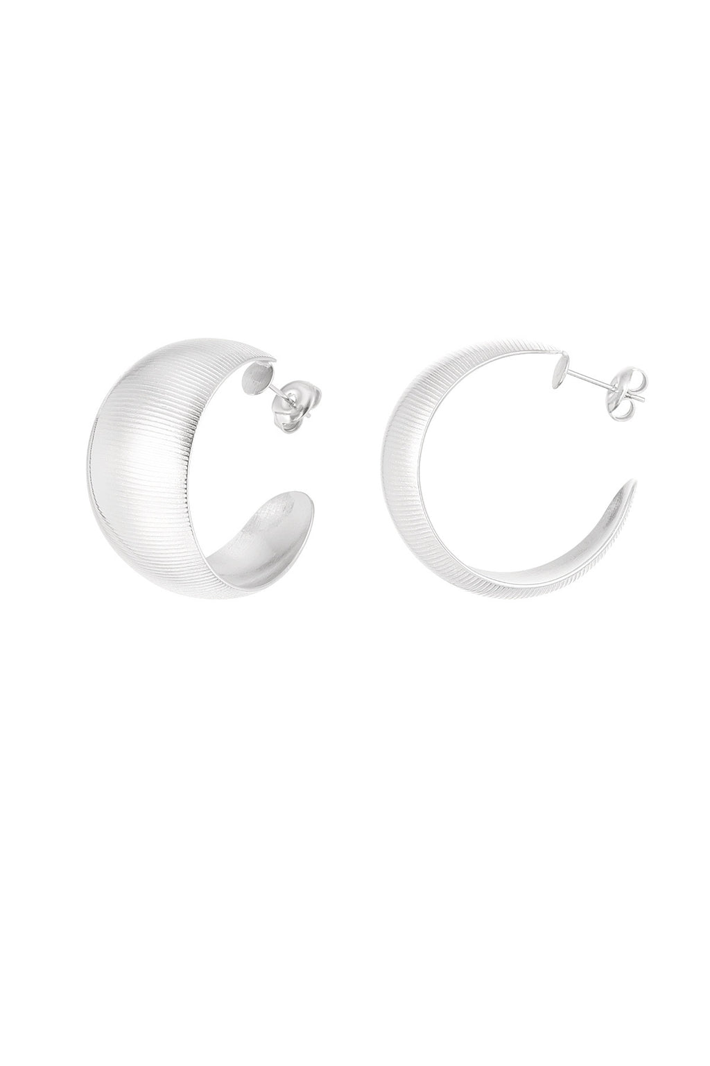 Moon ribbel - silver