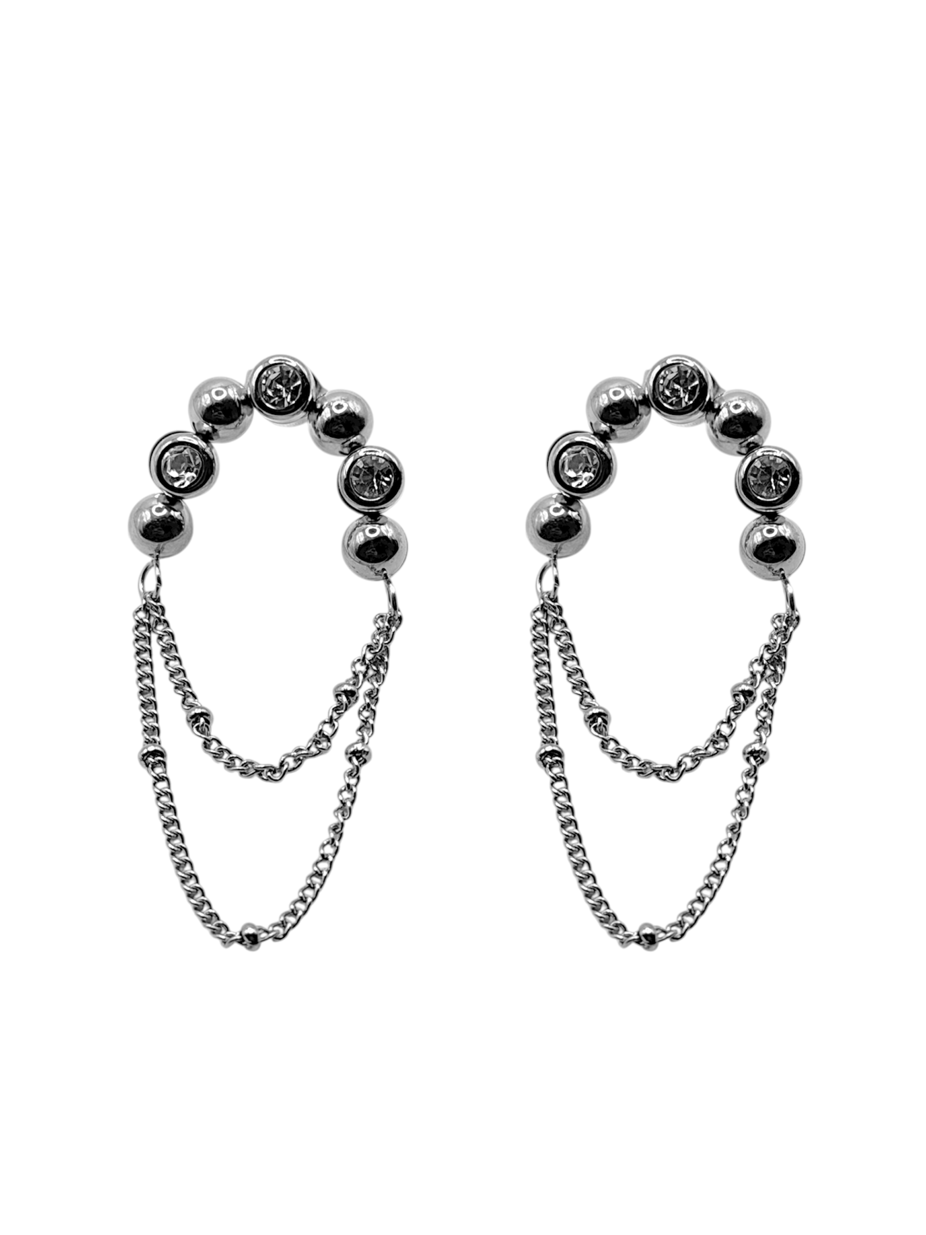 Earrings - Sparkle Babe - Silver