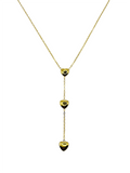 Halskette – Kleine Herzen – Gold