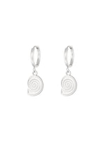 Oorbel Shell Zilver