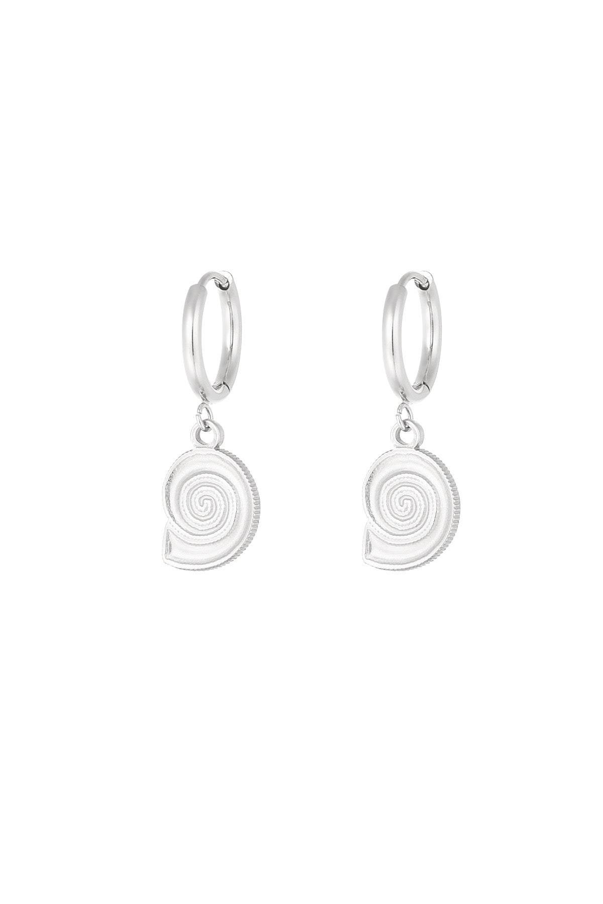 Oorbel Shell Zilver