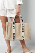 La vie en Rose Shopper - Beige
