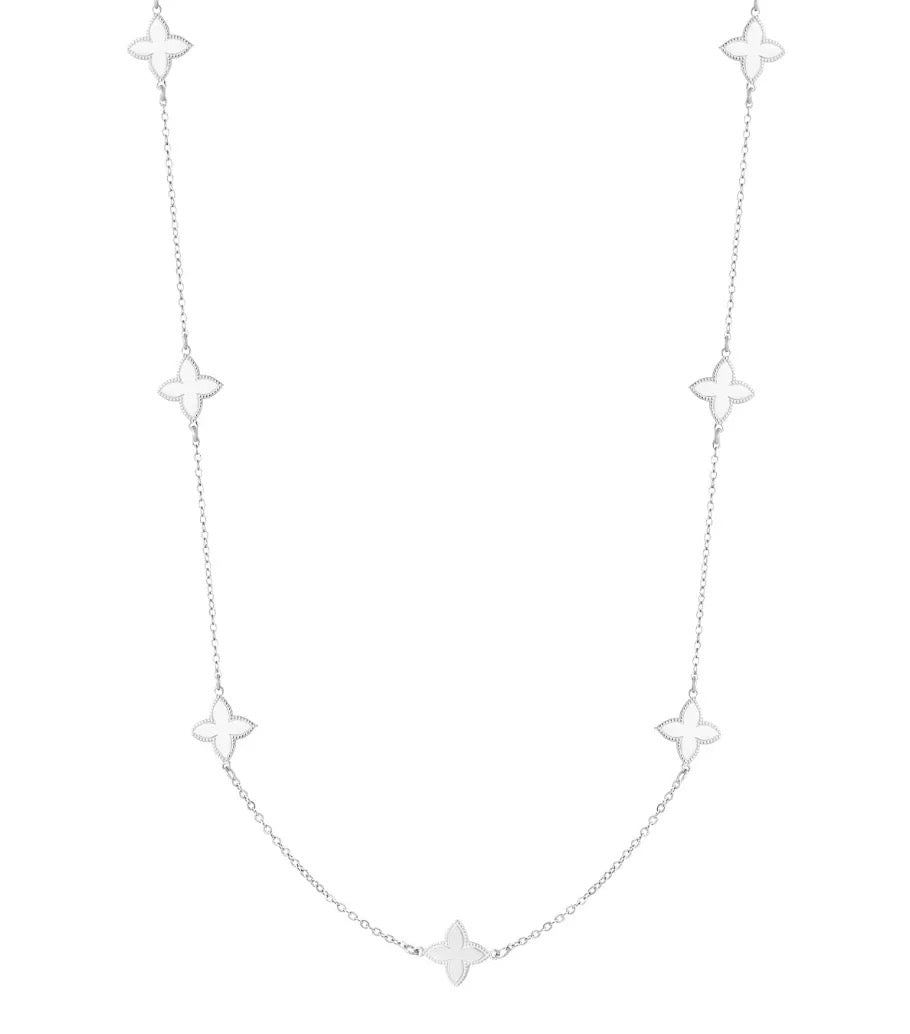 Klaver Ketting - Zilver