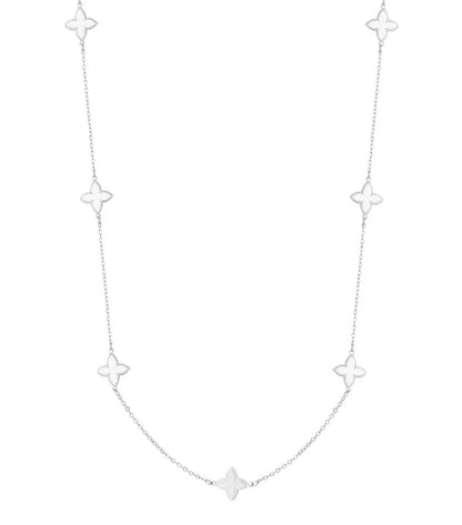 Klaver Ketting - Zilver