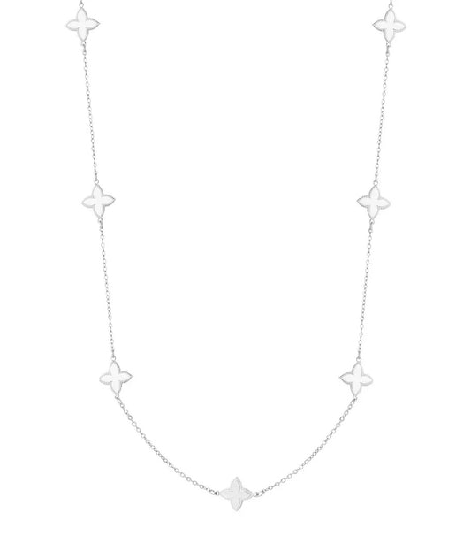 Klaver Ketting - Zilver