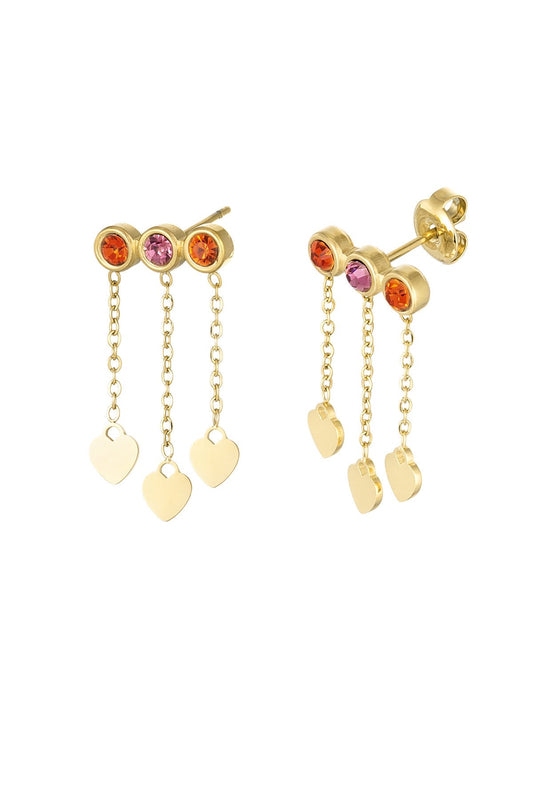 Earrings - June - Orange
