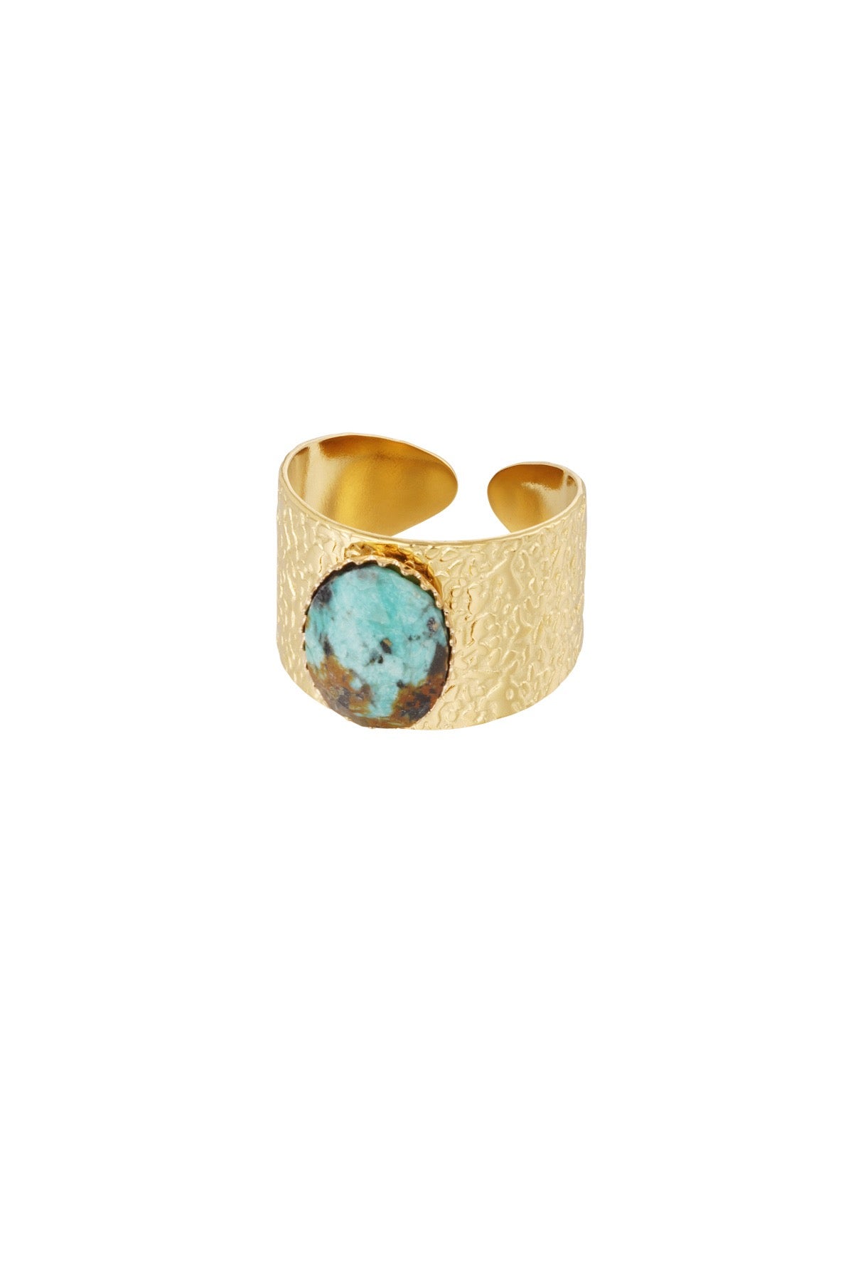 Robuuste Ring - Turquoise