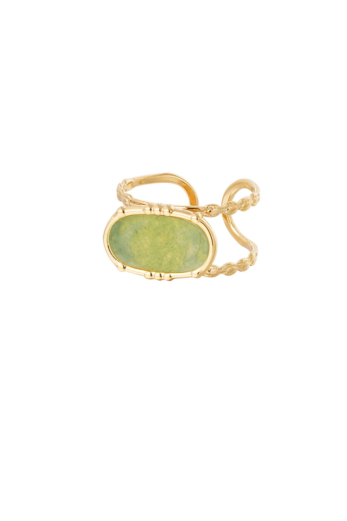 Ring Ovale - Light Green