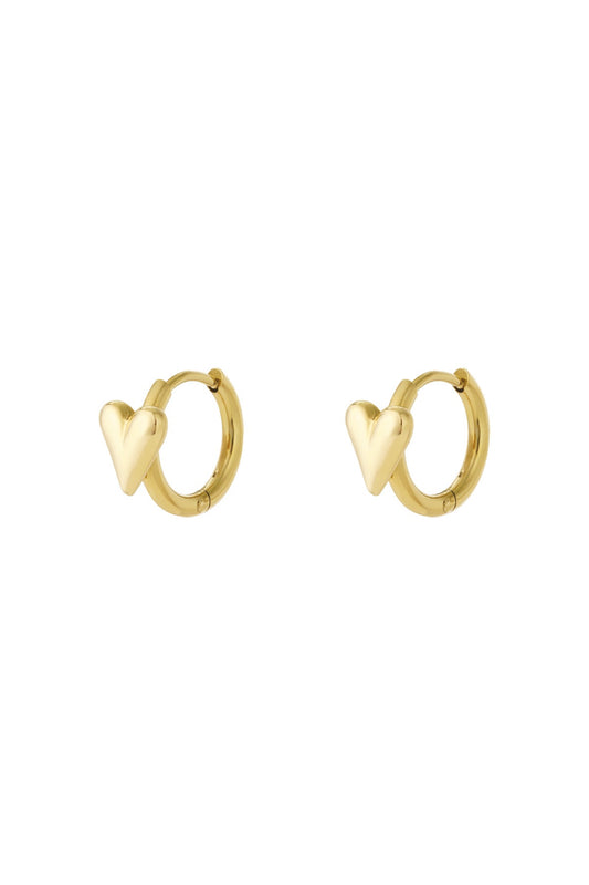 Earrings - Mini Love - Gold