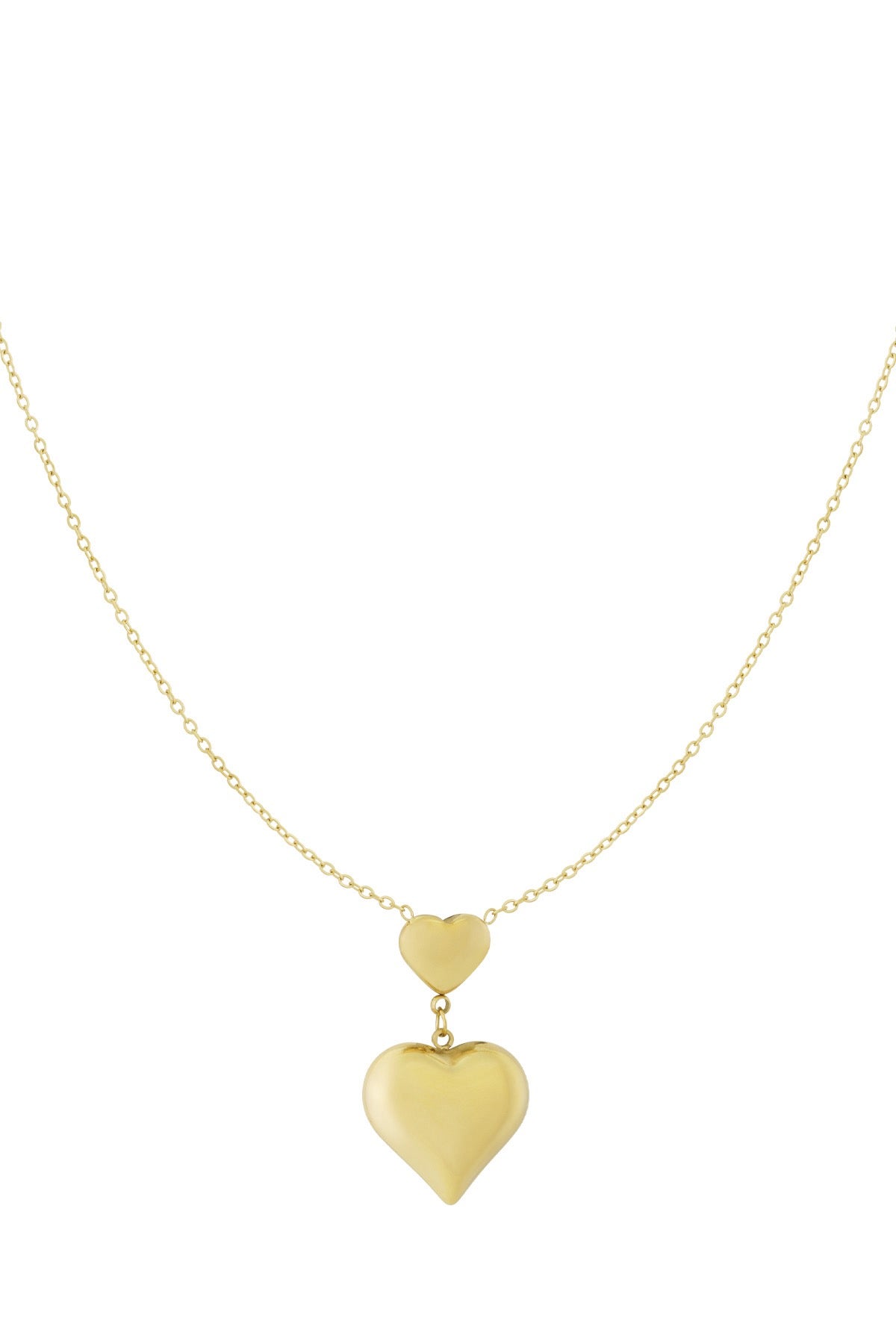 Necklace - Double Love - Gold