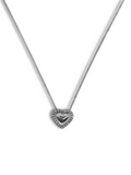 Necklace- Love Zirconia - Silver