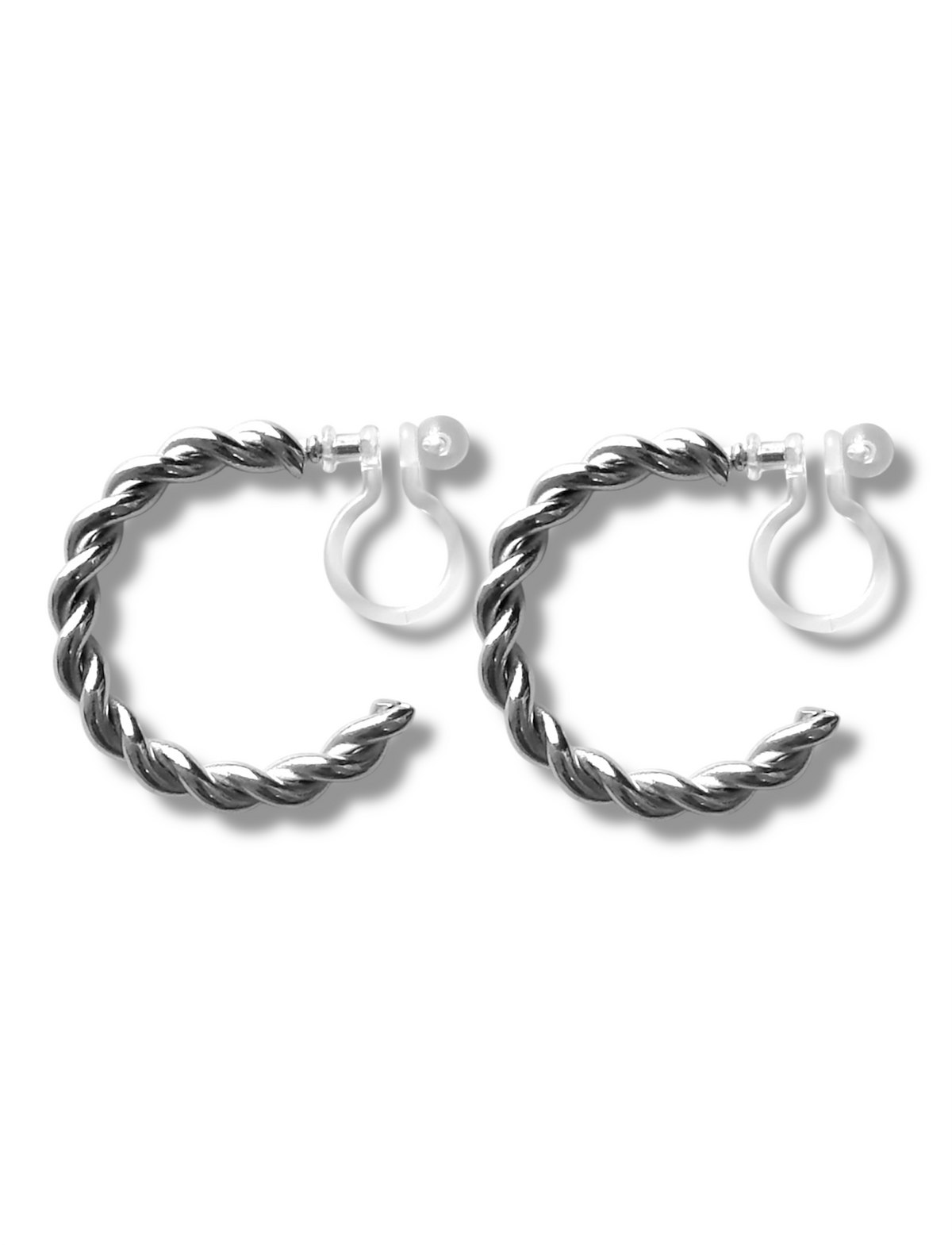 Clip on Earrings - Sunshine state of Mind - Silver