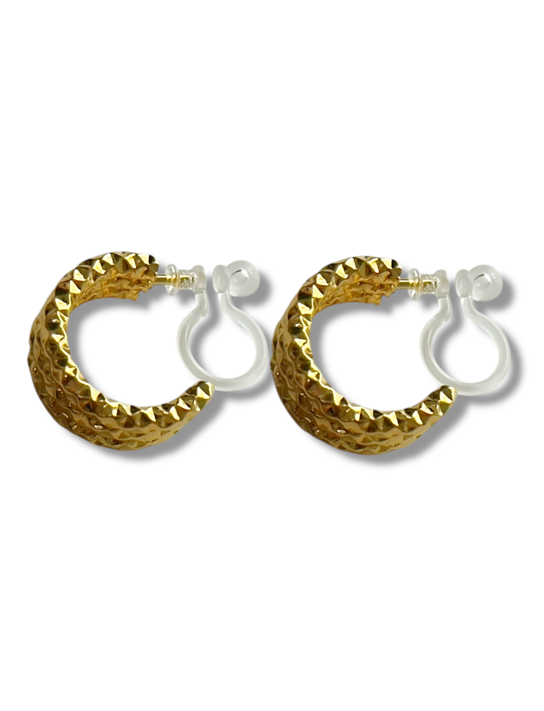 Clip on Earrings - comfort meets fashion - gold