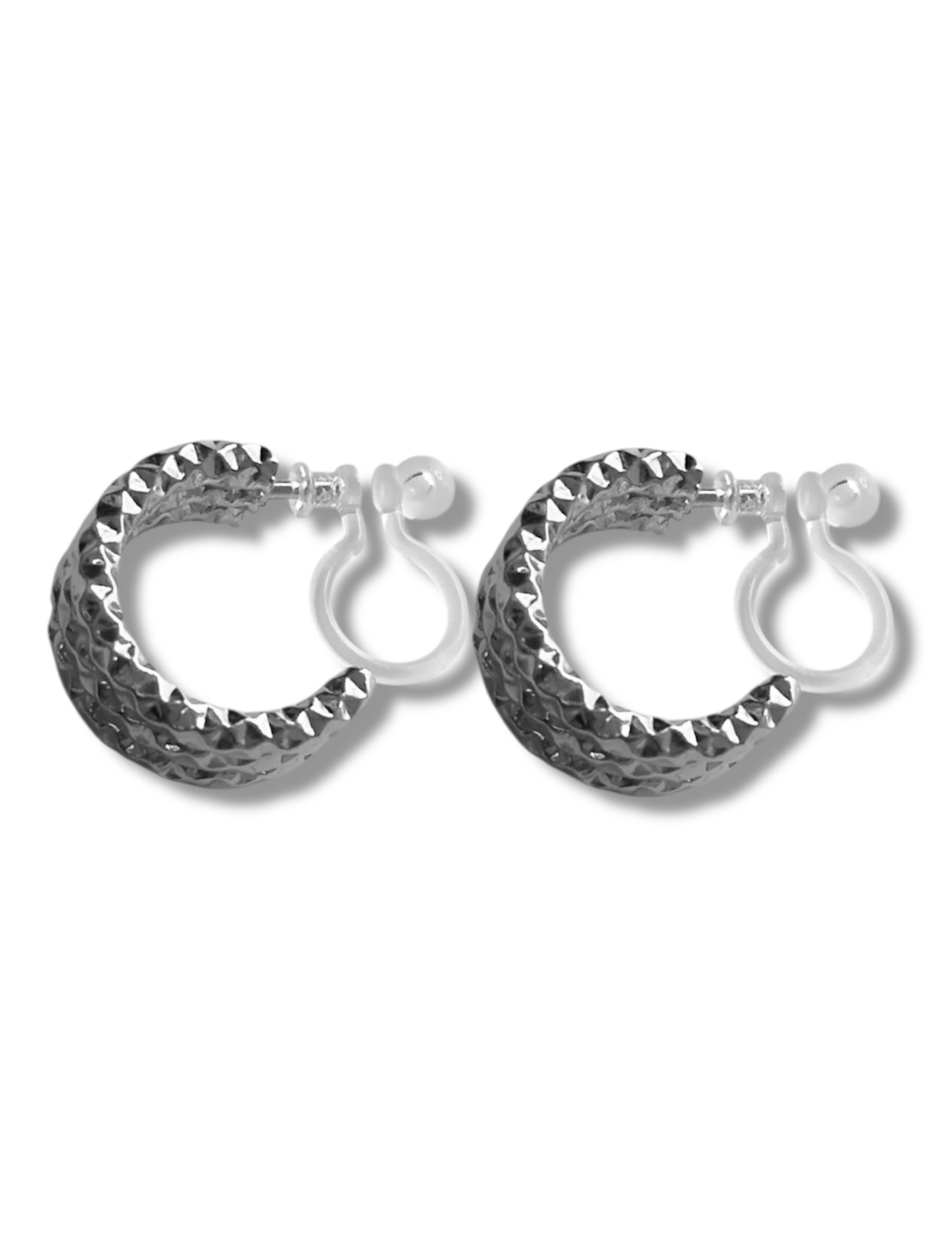 Clip on Earrings - Comfort meets fashion - silver